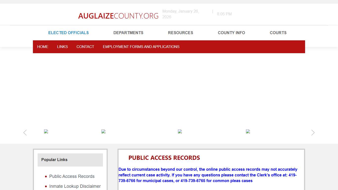 Public Access Records Auglaize County